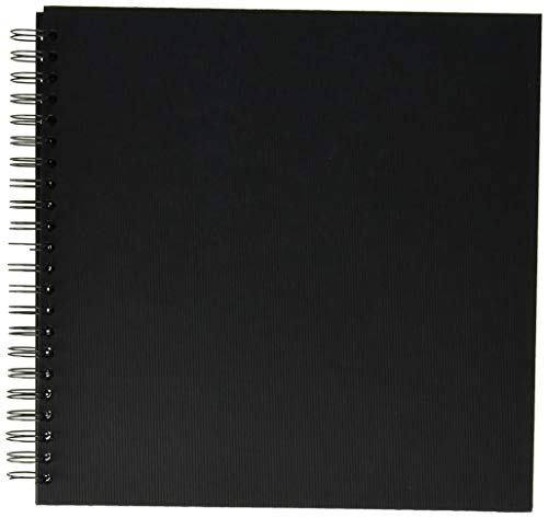 Rössler SOHO - Álbum de fotos de espiral (290 x 290 mm, 60 hojas), color negro