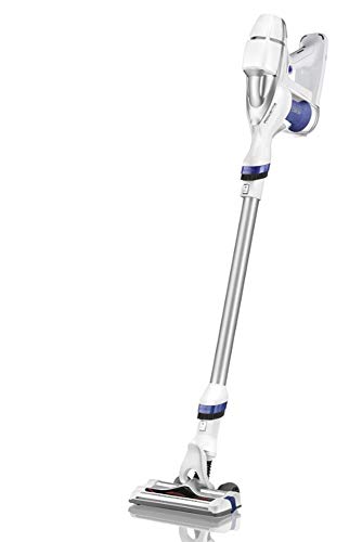 Rowenta Air Force 360 RH9057WO Aspiradora de mano sin cable, cabezal LED, batería Ion-litio 21.9 V, hasta 30 min, sin bolsa, accesorios para suelos, zonas altas, tapicerías, zonas estrechas