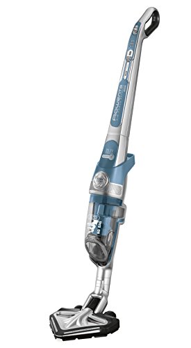 Rowenta Air Force Extreme Silence RH8971WO - Aspirador sin cable, sin bolsa, 25.2 V, autonomía hasta 65 min, batería ion litio, cabezal delta LED, cepillo motorizado, 3 velocidades, fácil almacenar