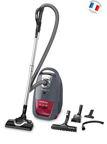 Rowenta - Aspirador con Bolsa, Potente y silencioso, 450 W, 4,5 L, Accesorios Especiales para parquet y Coche, Silence Force2 Home&Car RO7366EA