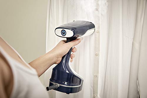 Rowenta DR8095D1 Access Steam Minute - Cepillo vapor de mano de 1500 W, 200 ml, elimina arrugas, olores y desinfecta, calentamiento en 45 seg, accesorio prendas delicadas y gruesas, 11 x 13 x 28 cm