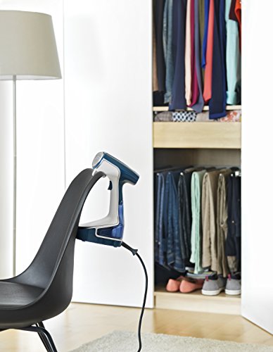 Rowenta DR8095D1 Access Steam Minute - Cepillo vapor de mano de 1500 W, 200 ml, elimina arrugas, olores y desinfecta, calentamiento en 45 seg, accesorio prendas delicadas y gruesas, 11 x 13 x 28 cm