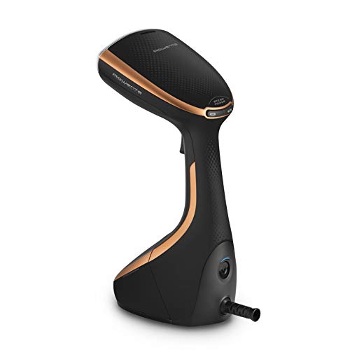 Rowenta DR9100D1 Access Steam Care - Cepillo de Vapor 1600 W, Depósito 200 ml, Elimina Arrugas, Olores y Desinfecta, Calentamiento 40 segundos, Accesorio Prendas Delicadas y Gruesas, Tabla Vertical