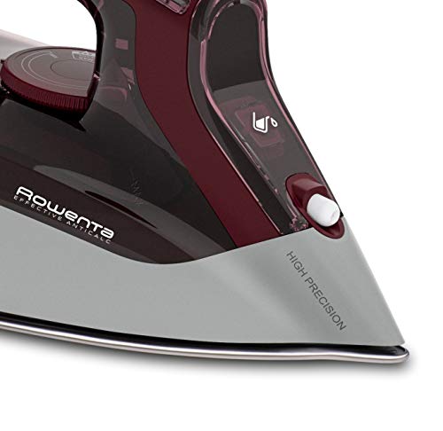 Rowenta DW4205D1 Effective Antical - Plancha de vapor 2450 W, golpe vapor de 140 g/min y constante de 35 gr/min, recolector de cal y función antical, suela Microsteam 300 Láser antigoteo, Modo Eco