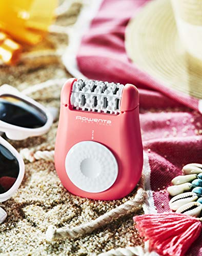 Rowenta EASY TOUCH Rosa 24 pinzas - Depiladora (Rosa, 24 pinzas, 2 m, 220-240 V, 50-60 Hz, 4,8 W)