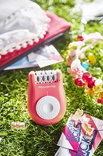 Rowenta EASY TOUCH Rosa 24 pinzas - Depiladora (Rosa, 24 pinzas, 2 m, 220-240 V, 50-60 Hz, 4,8 W)