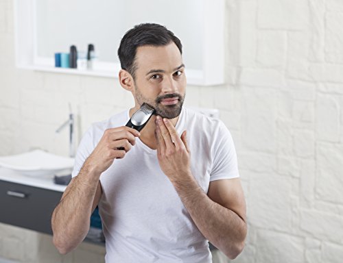 Rowenta Expertise TN3400F0 - Barbero recargable para usar incluso en la ducha, 2 peines y estuche incluido