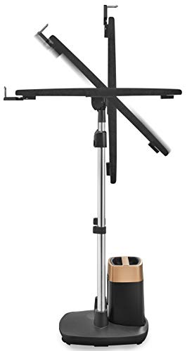 Rowenta IXEO QR1020D1 - Cepillo de Vapor 1600 W, Depósito 1 L, Elimina Arrugas, Olores y Desinfecta, Lista en 45 seg, Tabla Vertical Cabezal XL 49x49x45cm