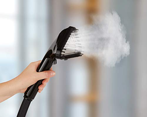 Rowenta Pro Style IS3420 Cepillo de vapor 1700 W, vapor 30 g/min, golpe de precisión, altura regulable, desinfecta y elimina olores, todo tipo de tejidos, incluye 3 accesorios, depósito de 1.5 l