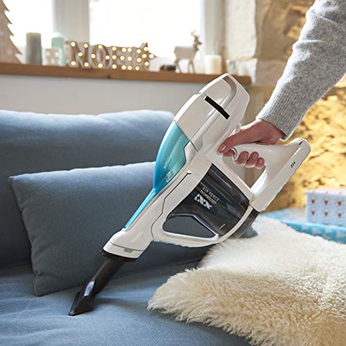 Rowenta RH9252WO Air Force 460 - Aspirador Escoba sin Cable, Batería Larga Duración Ion-litio 21,9 V, 30 min de Autonomía, Pack 8 Boquillas y Pack Accesorios Especiales Versátiles