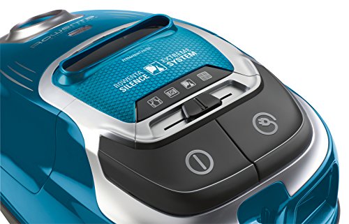 Rowenta Silence Force RO6491EA Aspirador con Bolsa, 550 W, 66 dB, Cepillo para pelo de mascota, para parquet, para tapicerías, Boquilla para Ranuras, 4.5 litros de depósito