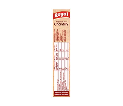 Royal - Crema Chantilly, Preparado en Polvo - 9 Raciones, 72 g