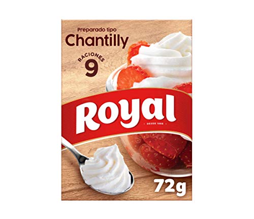 Royal - Crema Chantilly, Preparado en Polvo - 9 Raciones, 72 g