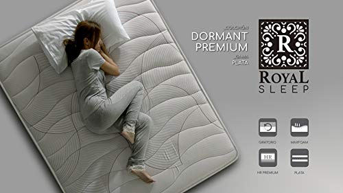ROYAL SLEEP Colchón viscoelástico 90x190 firmeza Media, Alta Gama, Confort y adaptabilidad Total, Altura 24cm - Colchones Dormant Premium