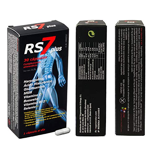 RS7 Articulaciones Plus 60 Cápsulas + Muestra gratuita Crema Fisio Forte