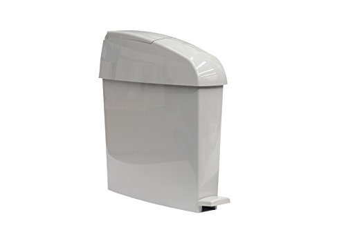 Rubbermaid Commercial Products MiniPed - Cubo de residuos sanitarios, capacidad de 12 l, gris