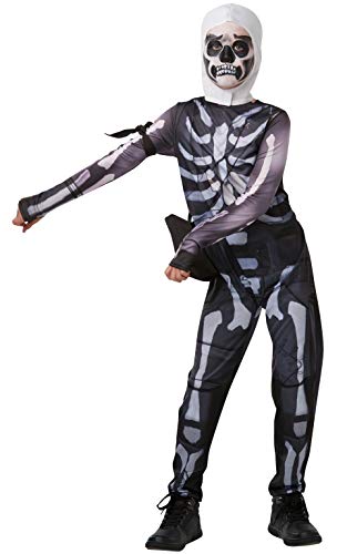 Rubies 300194-TW Fortnite - Disfraz Skull Trooper para niños, 11-12 años (152 cm)