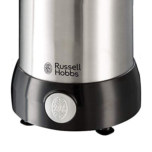 Russell Hobbs NutriBoost - Batidora de Vaso Individual (700 W, libre de BPA, Inox y Negro, 15 piezas) - ref. 23180-56
