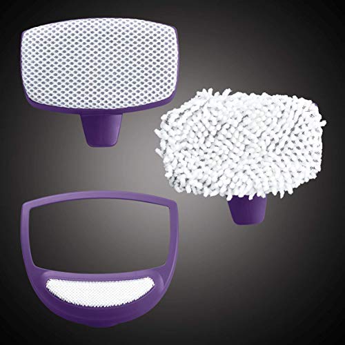 Russell Hobbs Steam Genie 25600-56 - Plancha de vapor vertical, cepillo de mano, incluye 3 accesorios ropa, 1650 W, color morado