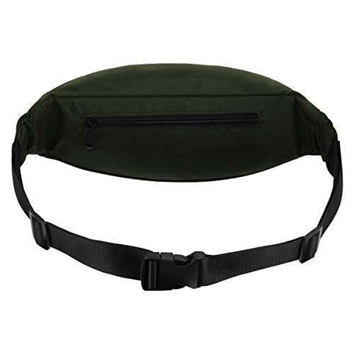 Ryaco Riñoneras Deportivas, Riñoneras Running Hombre, Bolso de Cintura Viajar, Hípica, Golf, Acampada para iPhone XS MAX X 8 7 Plus, Galaxy S9 S8 Plus, Note 8, 5 (Ejercito Verde)