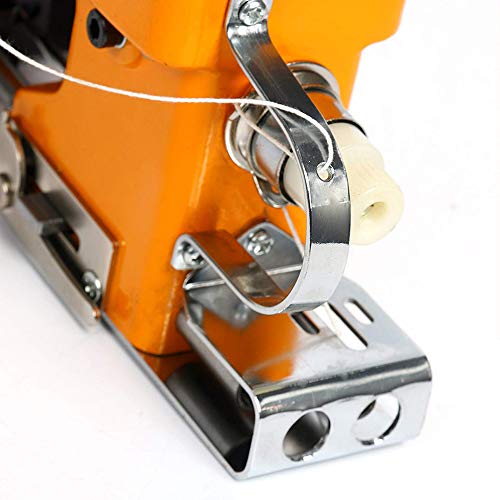 S SMAUTOP Máquina de coser portátil Máquina de coser más cercana Bolsa de embalaje eléctrica Sellado de costura para bolsa de plástico de papel de arroz saco de piel de serpiente (amarillo)