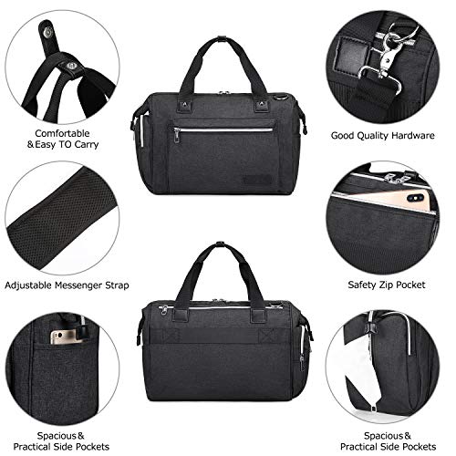 S-ZONE Bolsa de Pañales para Bebés Multifuncionales de Gran Capacidad para Mamá y Papá