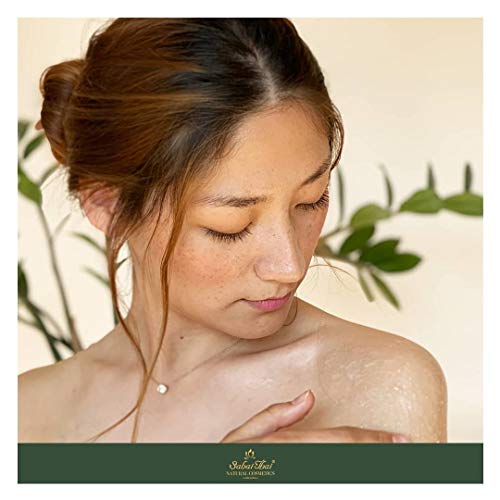 Sabai Thai hierbas aromáticas aloe vera, zanahorias y leche de arroz, jabón casero, gel de lavado multiusos natural para cara, manos y cuerpo, productos básicos para el cuidado