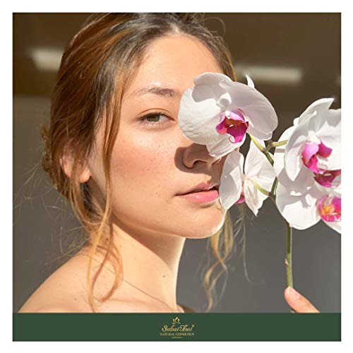 Sabai Thai hierbas aromáticas aloe vera, zanahorias y leche de arroz, jabón casero, gel de lavado multiusos natural para cara, manos y cuerpo, productos básicos para el cuidado