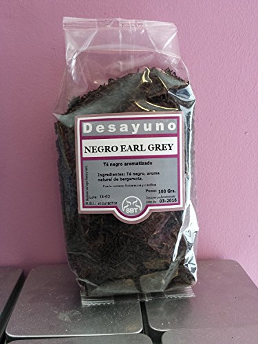 SABOREATE Y CAFE THE FLAVOUR SHOP Té Negro Earl Grey En Hebra Hoja A Granel Infusión Natural Energético 100 gr