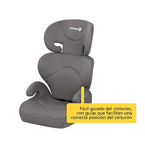 Safety 1st Road Safe Silla de coche grupo 2/3, reclinable en 2 posiciónes, Fácil y rápida de instalar con cinturón de seguridad, color Gris