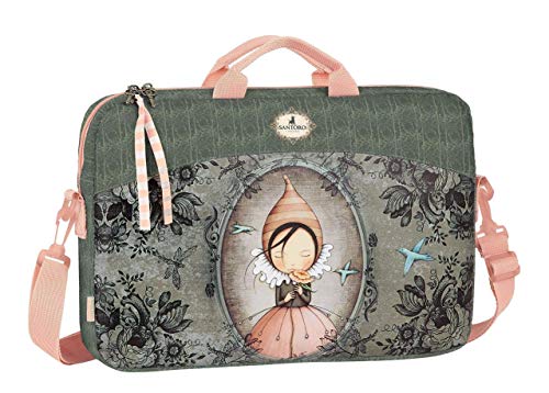 Safta 611913461 Funda para portátil o Tablet 15,6" con asa Bandolera Santoro