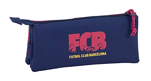 Safta Estuche Escolar F.C. Barcelona Corporativa Oficial, 220x30x100mm