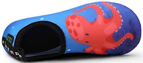 SAGUARO Escarpines Niño Niña para Buceo Snorkel Surf Natación Piscina Vela Mares Rocas Río Zapatos para Agua Bebe Calzado Playa Zapatillas Deportes Acuáticos(068 Navy, 26/27 EU)