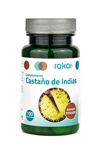 Sakai - Castaño de Indias - Piernas Ligeras- Mejora la circulación - Previene las varices, los edemas y la retención de líquidos - 100 comprimidos