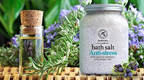 Sales de Baño Anti-Estrés 1300g - Poseen Propiedades Beneficiosas para Lograr Un Buen Descanso y Reducir el Estrés - Aplicaciones Cuidado Corporal - Belleza - Relajación - Aromaterapia - Spa