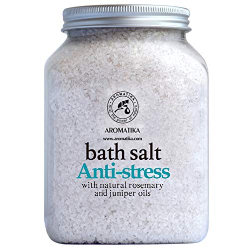 Sales de Baño Anti-Estrés 1300g - Poseen Propiedades Beneficiosas para Lograr Un Buen Descanso y Reducir el Estrés - Aplicaciones Cuidado Corporal - Belleza - Relajación - Aromaterapia - Spa