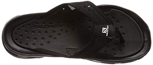 Salomon RX Break 4.0, Calzado de recuperación para Hombre, Negro (Black/Black/White), 45 1/3 EU