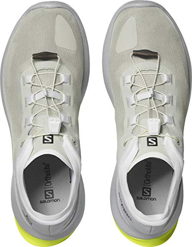 SALOMON Sense Feel, Zapatillas de Trail Running para Hombre, Gris (Mineral Gray/Pearl Blue/Safety Yellow), 45 1/3 EU