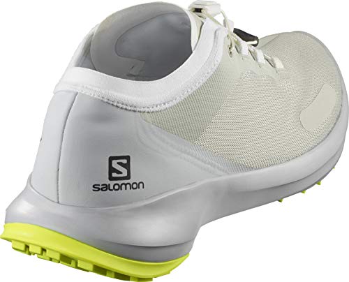SALOMON Sense Feel, Zapatillas de Trail Running para Hombre, Gris (Mineral Gray/Pearl Blue/Safety Yellow), 45 1/3 EU