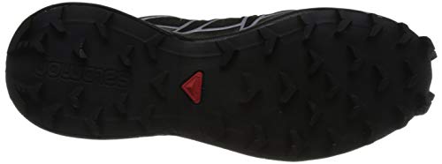 Salomon Speedcross 4 GTX, Zapatillas de Trail Running para Hombre, Negro (Black/Black/Silver Metallic-X), 42 EU