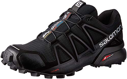 Salomon Speedcross 4 W, Zapatillas de Trail Running para Mujer, Negro (Black/Black/Black Metallic), 40 EU
