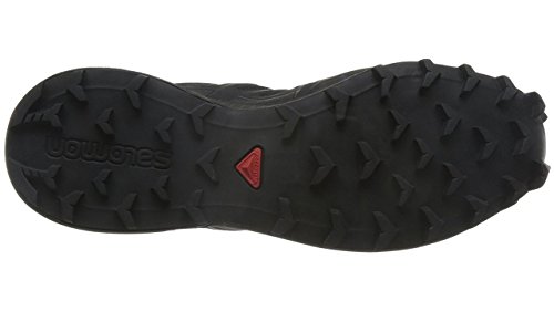 Salomon Speedcross 4, Zapatillas de Trail Running para Hombre, Negro (Black/Black/Black Metallic), 41 1/3 EU