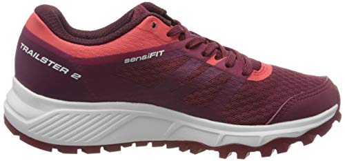 Salomon TRAILSTER 2 W, Zapatillas de Running para Asfalto para Mujer, Rojo (Rhododendron/Red Bud/Cayenne), 39 1/3 EU