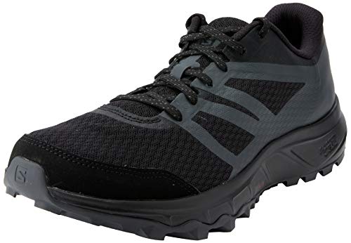 Salomon Trailster 2, Zapatillas de Trail Running para Hombre, Negro (Black/Black/Magnet), 46 2/3 EU