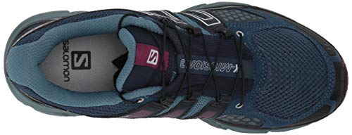 Salomon X-Mission 3 W, Zapatillas de Trail Running para Mujer, Azul (Sargasso Sea/Bluestone/Dark Purple), 36 EU