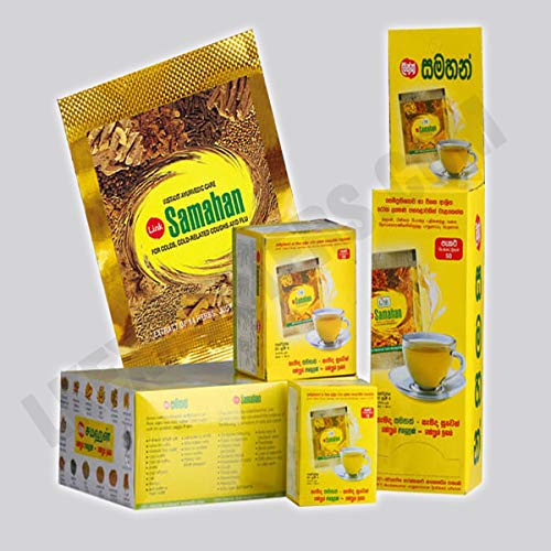 SAMAHAN Ayurvedic Ceylon Herbal Tea 100 sobres