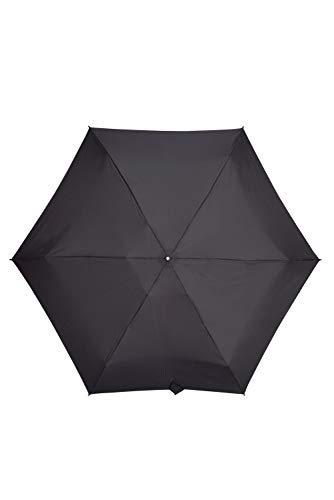 Samsonite Minipli Colori S Paraguas Plegable Manual 5 Secciones, Diámetro de 17 cm, Negro (Black)