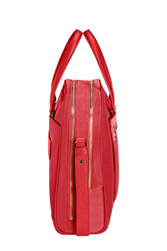 Samsonite Zalia 2.0, Maletines para Mujer, Rojo (Classic Red), L (41 cm - 14.5 L)
