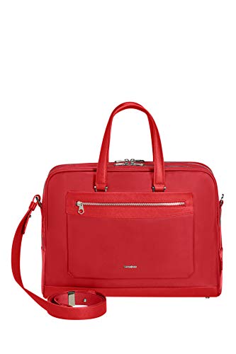 Samsonite Zalia 2.0, Maletines para Mujer, Rojo (Classic Red), L (41 cm - 14.5 L)