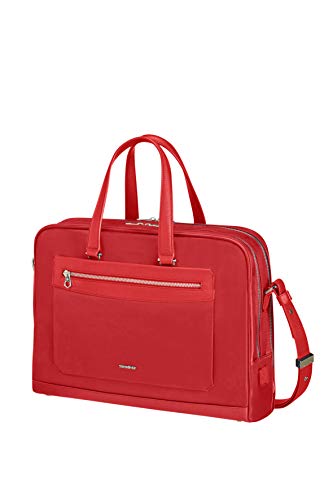 Samsonite Zalia 2.0, Maletines para Mujer, Rojo (Classic Red), L (41 cm - 14.5 L)